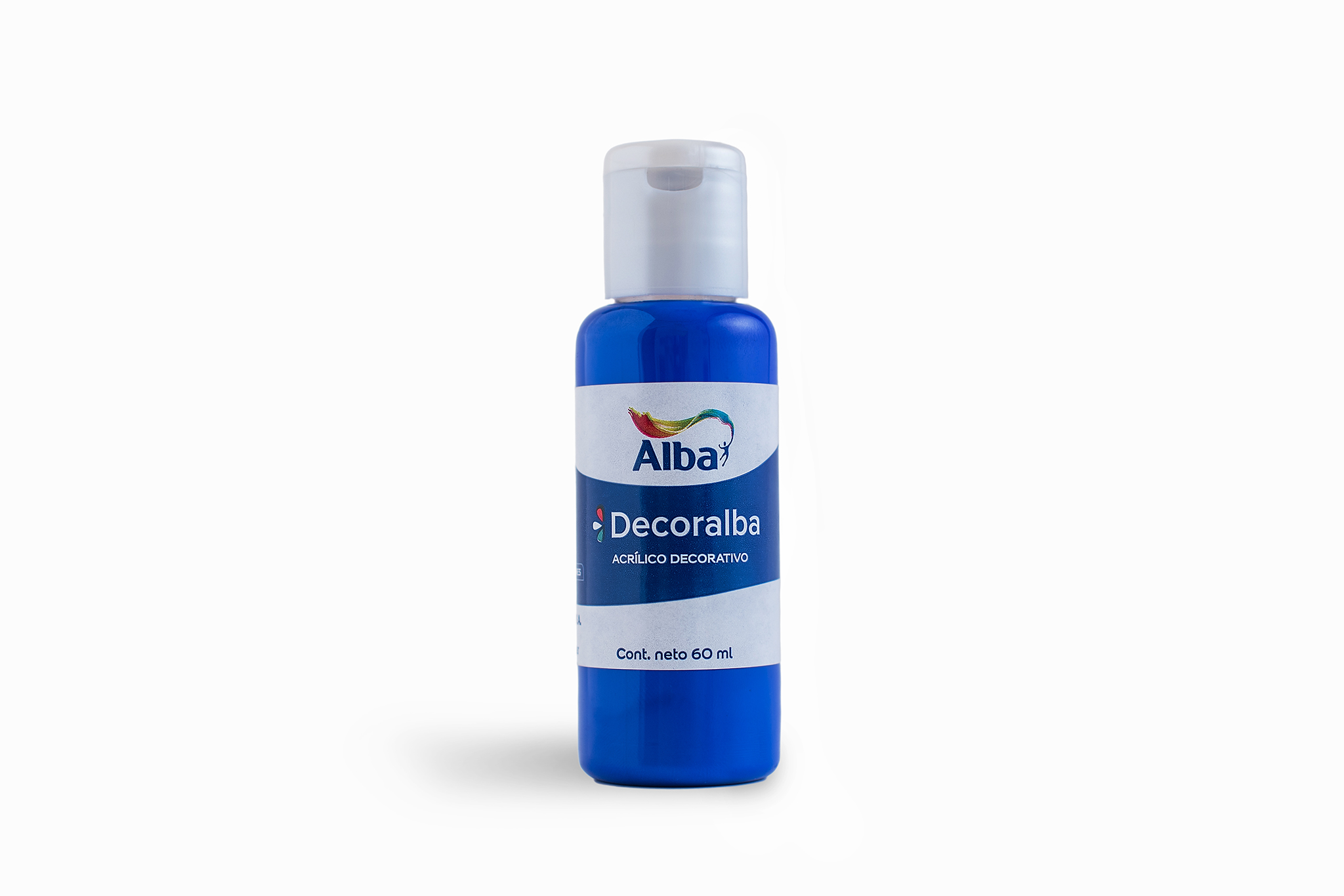 Acrilico decorativo alba 60cc azul ultramar 445 - 60ML - Alba Artística